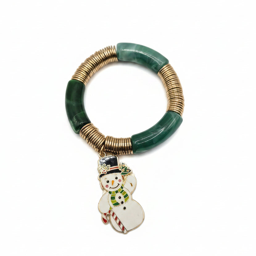 Acrylic Bracelet with Charm