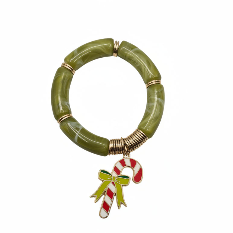 Acrylic Bracelet with Charm
