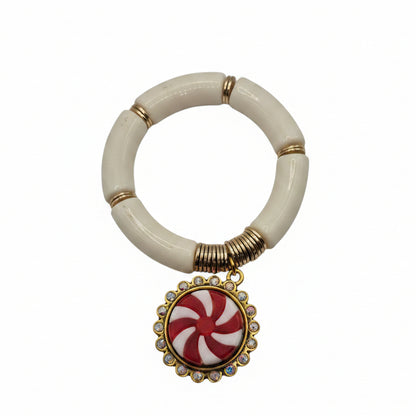 Acrylic Bracelet with Charm