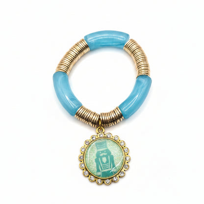 Acrylic Bracelet with Charm