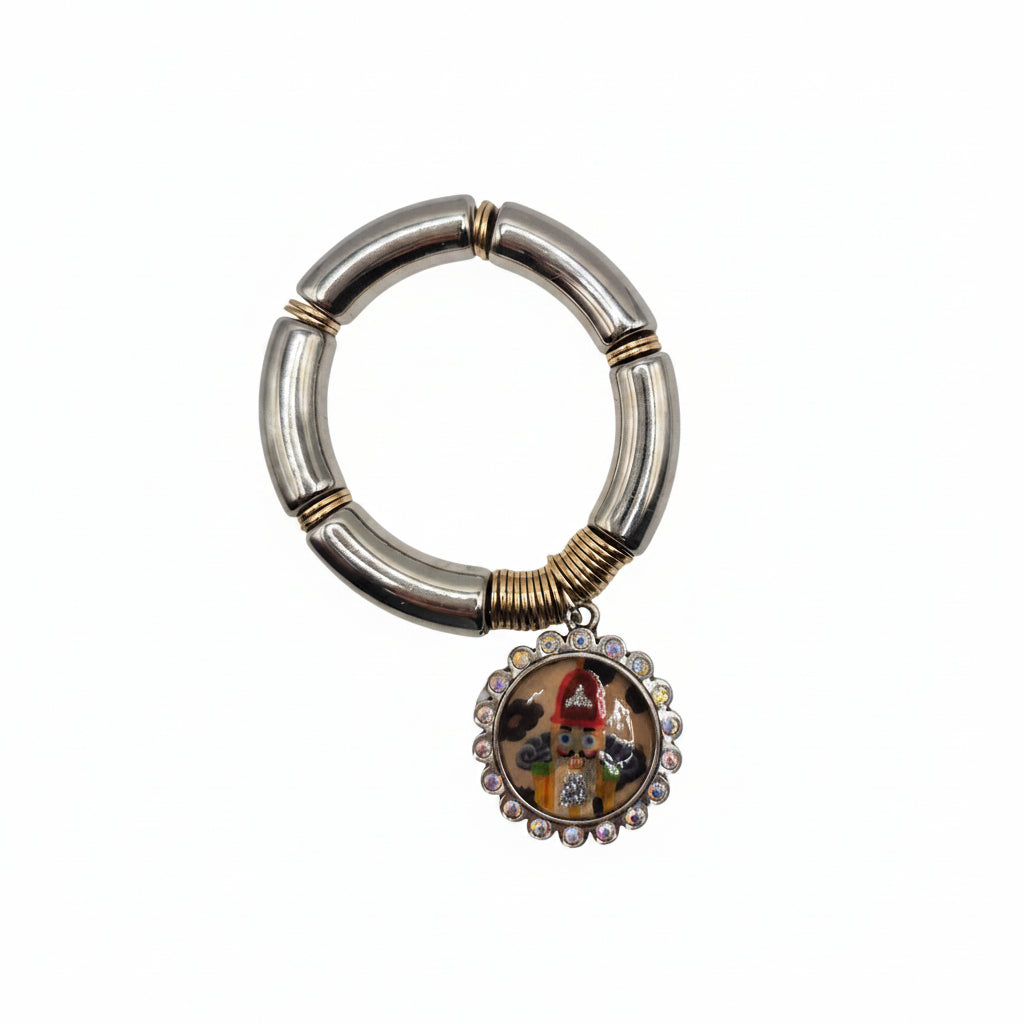 Acrylic Bracelet with Charm