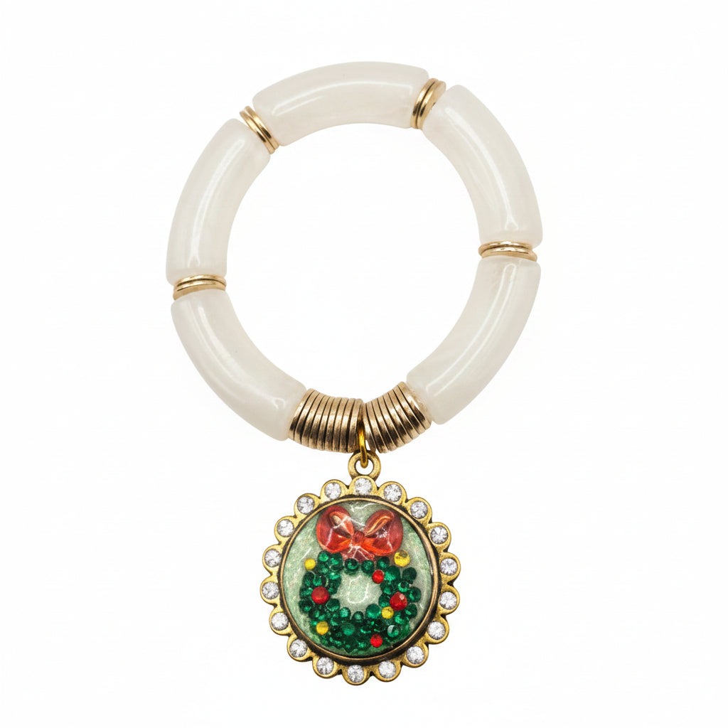 Acrylic Bracelet with Charm
