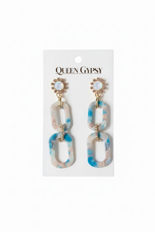 Opal Opulence Link Earrings