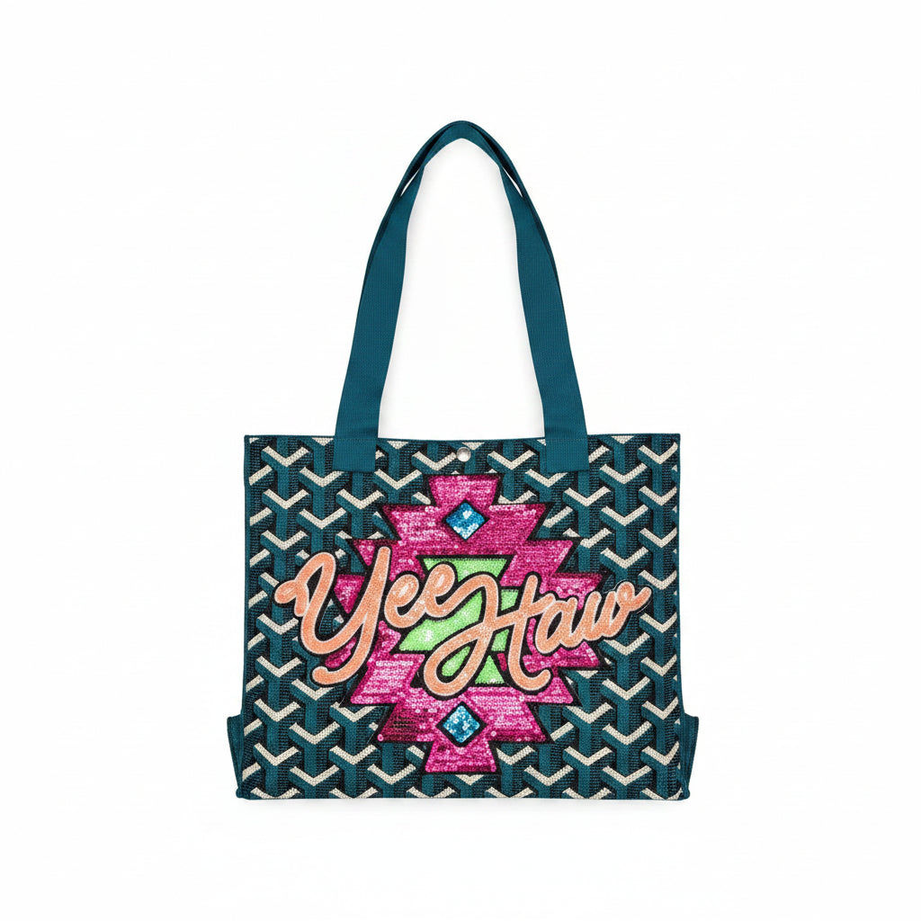 Large Patch Designer Tote