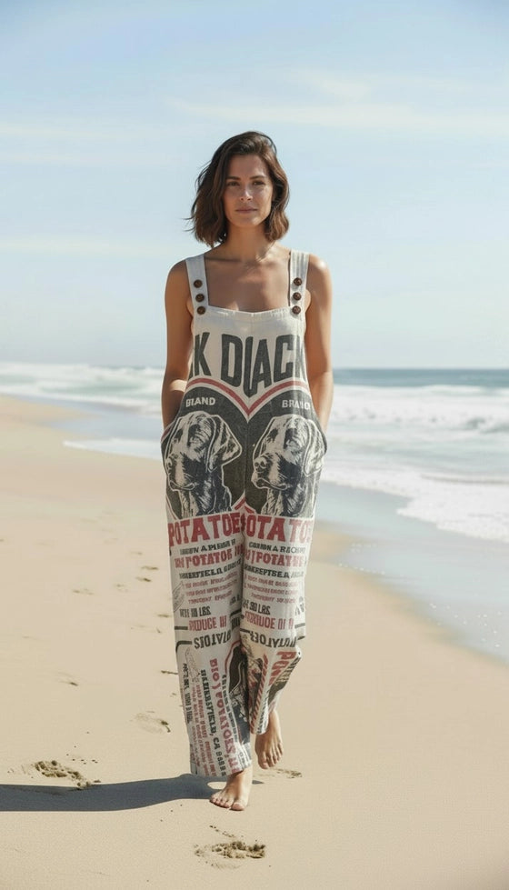 Flour Sack Bib Overalls