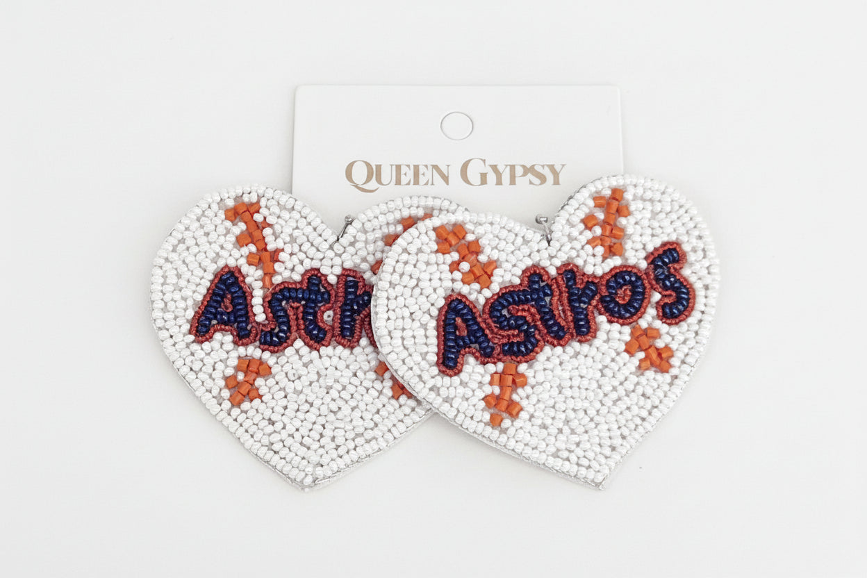 Astros Beaded assorted earrings