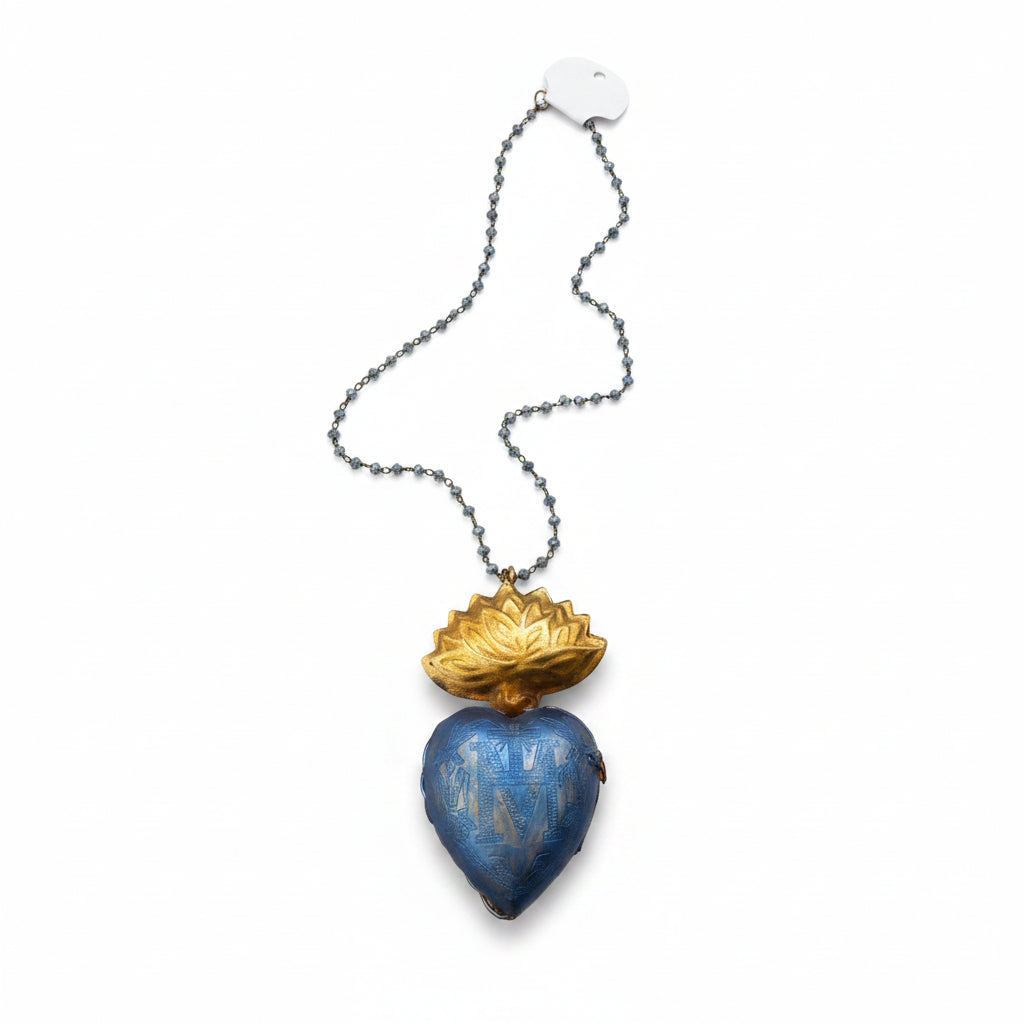 Sacred Heart Pendant Necklace 