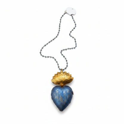 Sacred Heart Pendant Necklace 