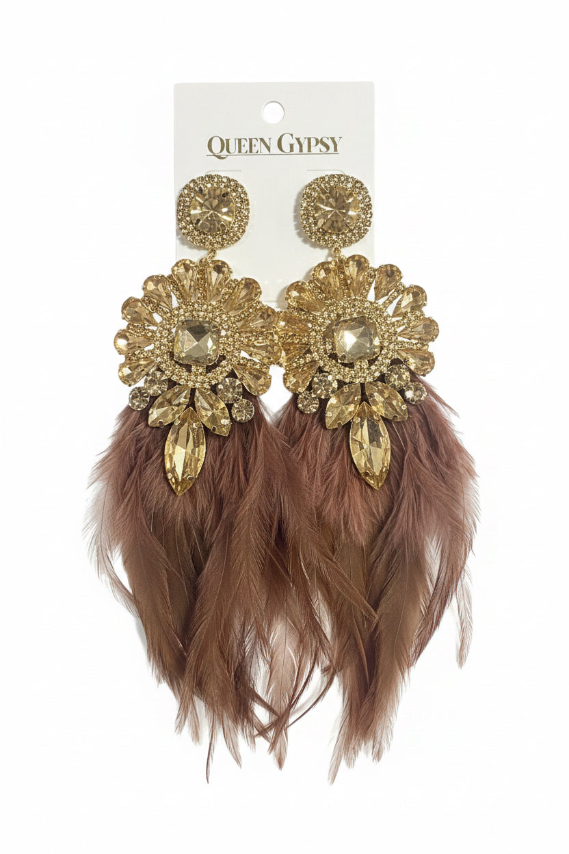 Regal Plumage Earrings