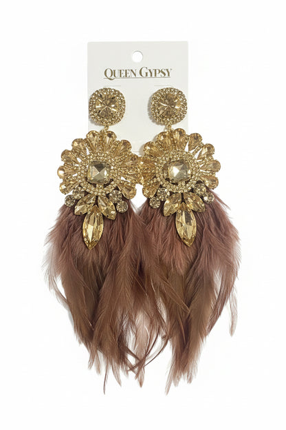 Regal Plumage Earrings