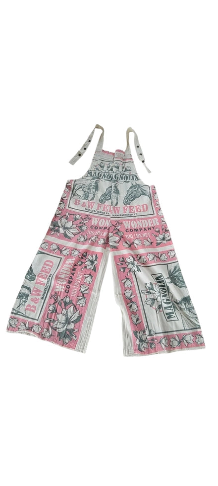 Flour Sack Bib Overalls