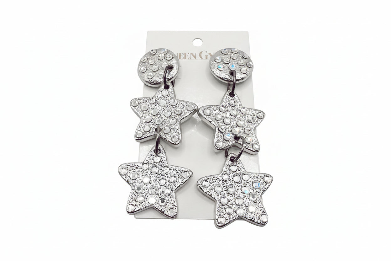 Celestial clip-in earrings