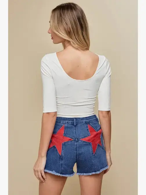Star Spangled Cutoffs