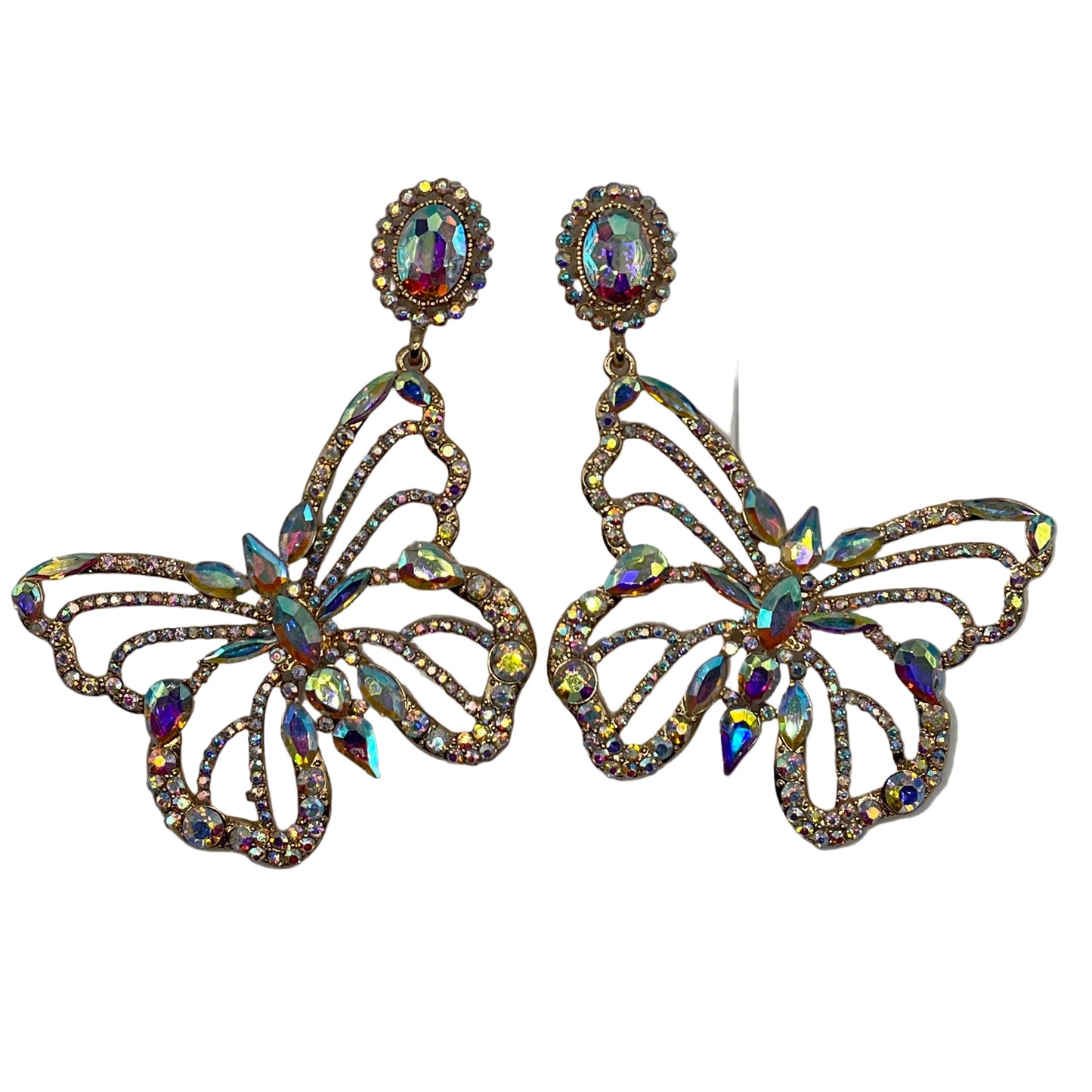 AB Large Butterfly earrings