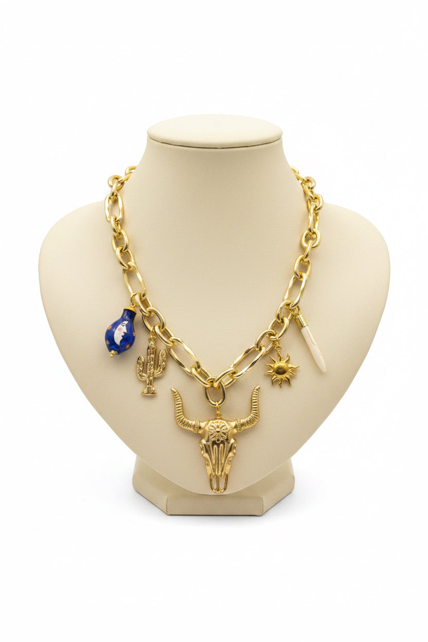 Desert Oracle Charm Necklace
