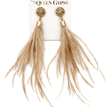 Whispy Feather Earring Assorted 