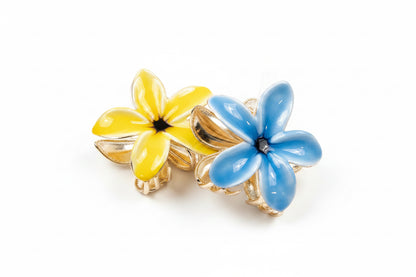 Plumeria Claw Hair Clip