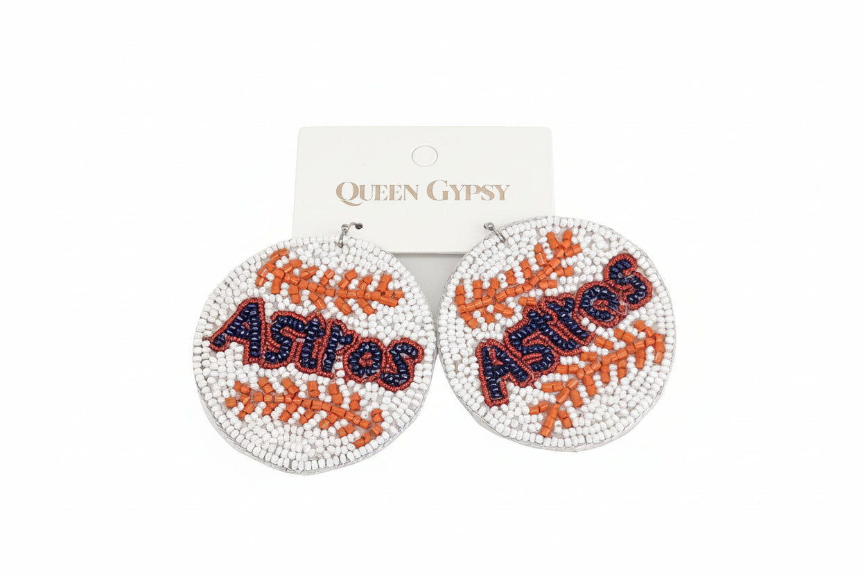 Astros Beaded assorted earrings