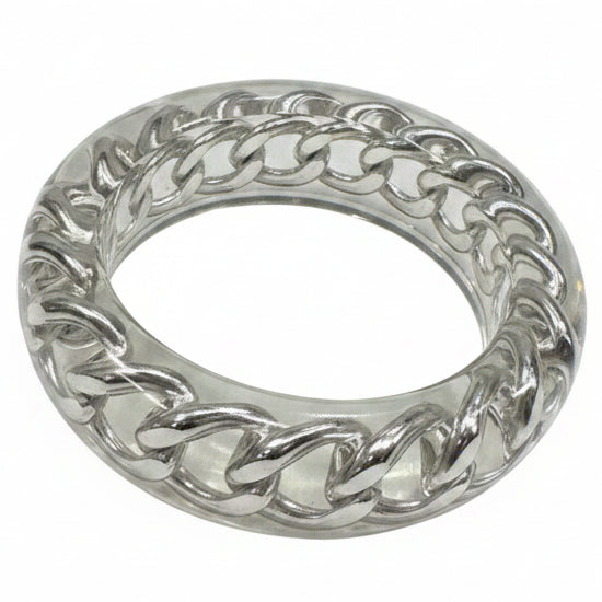 Acrylic Chunky Chain Bangle