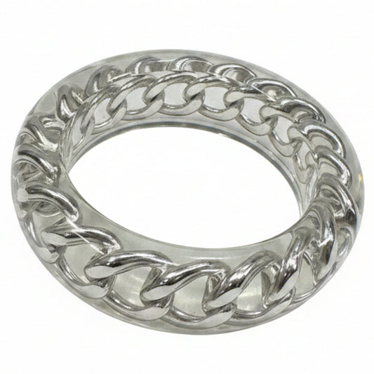 Acrylic Chunky Chain Bangle