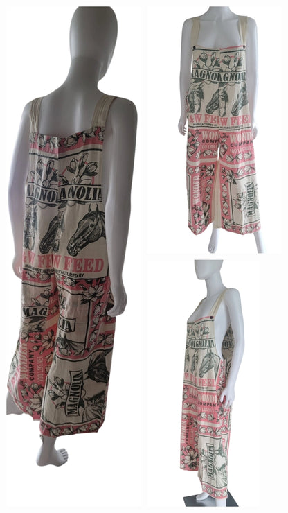 Flour Sack Bib Overalls