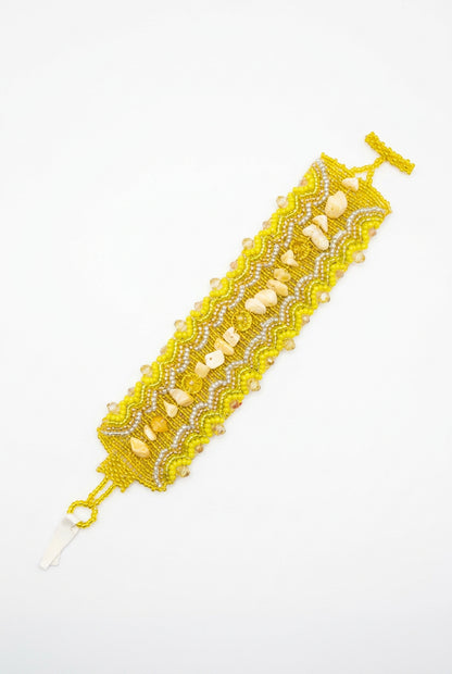 Vintage Beaded wrap bracelet