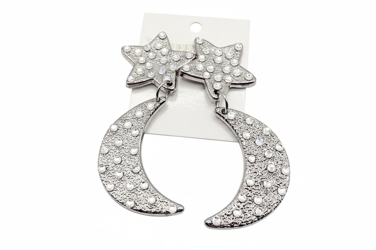Celestial clip-in earrings