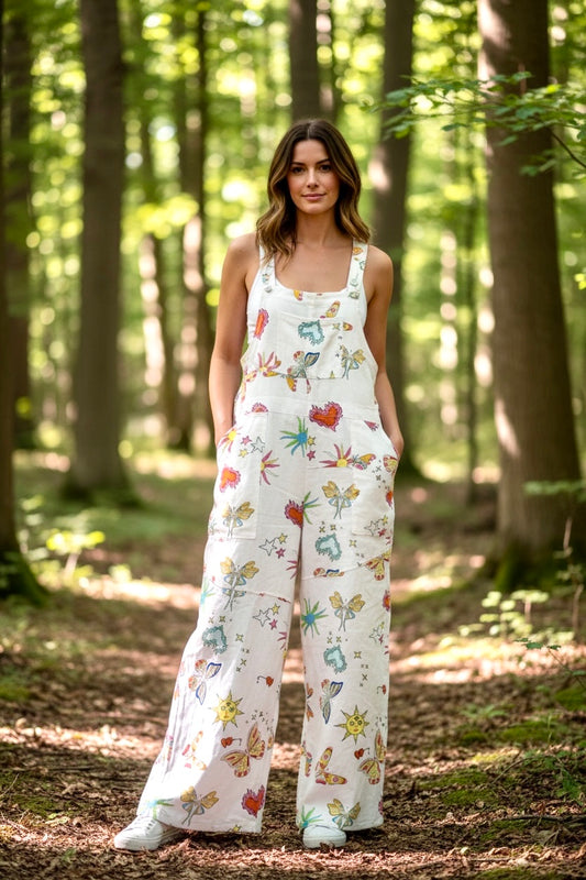 Sunshine Flutter Overalls