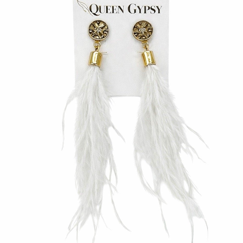 Whispy Feather Earring Assorted 
