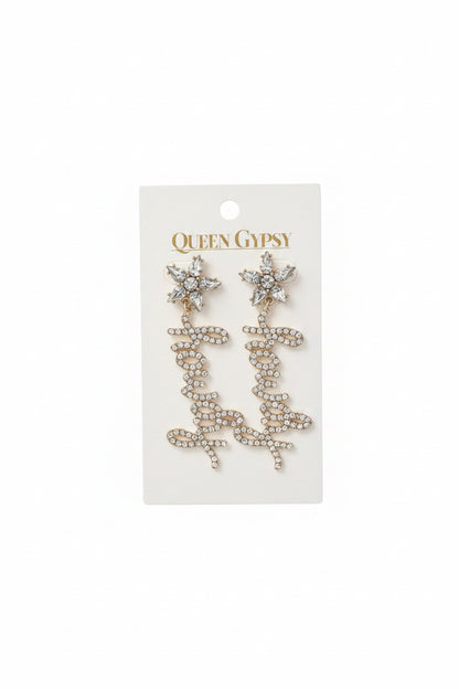 Crystal Howdy earrings