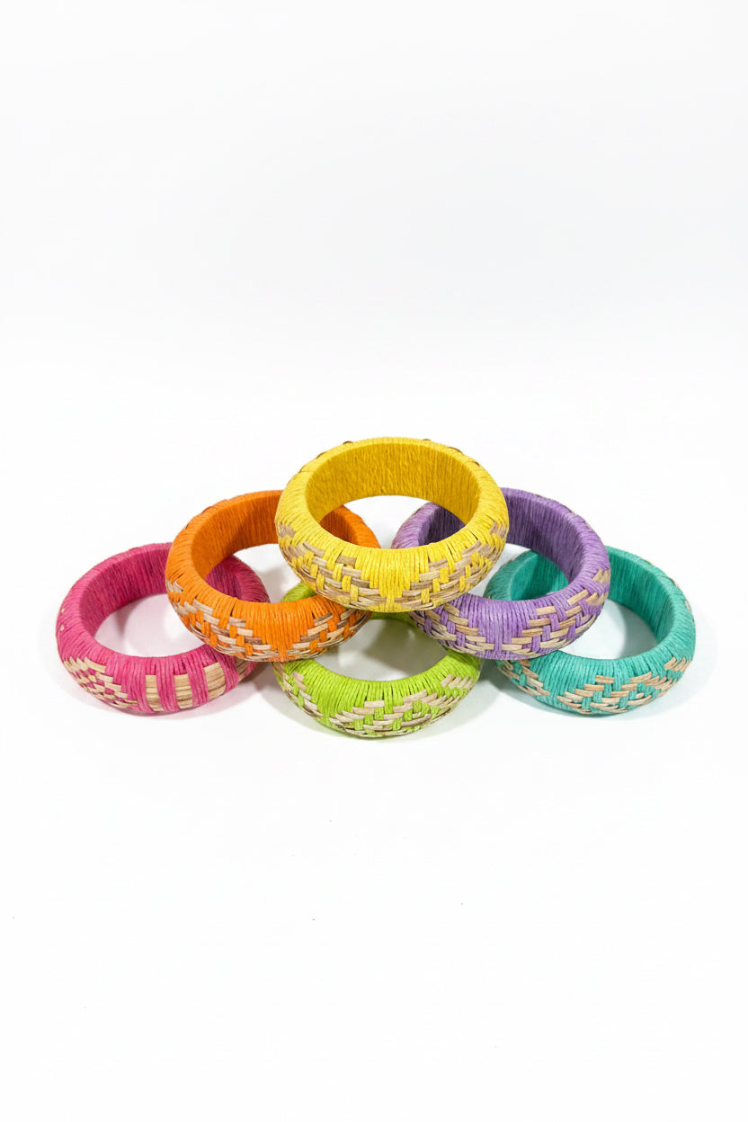 Rattan Large Bangle Brac