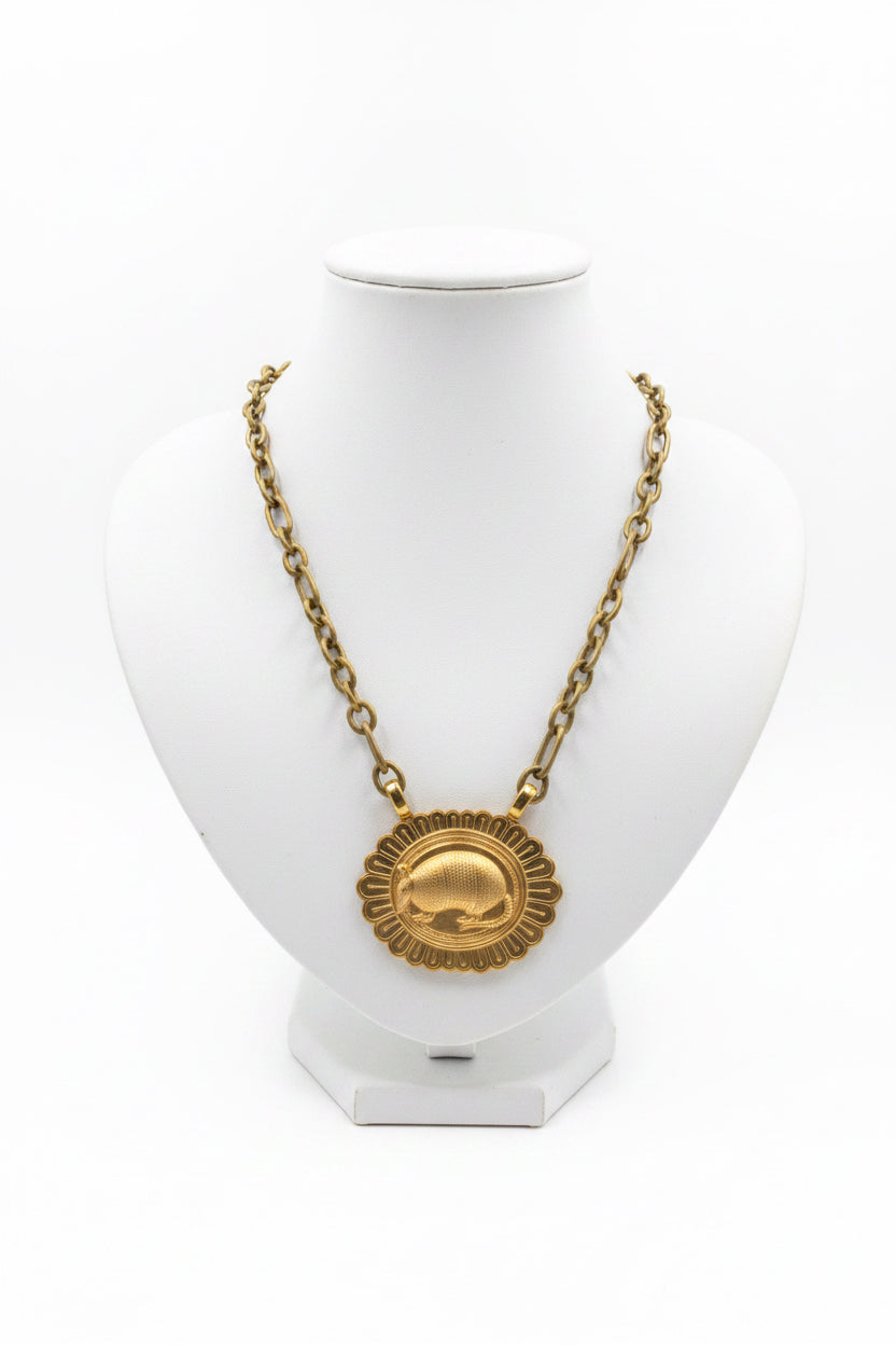 Vintage Badge medallion necklace assorted