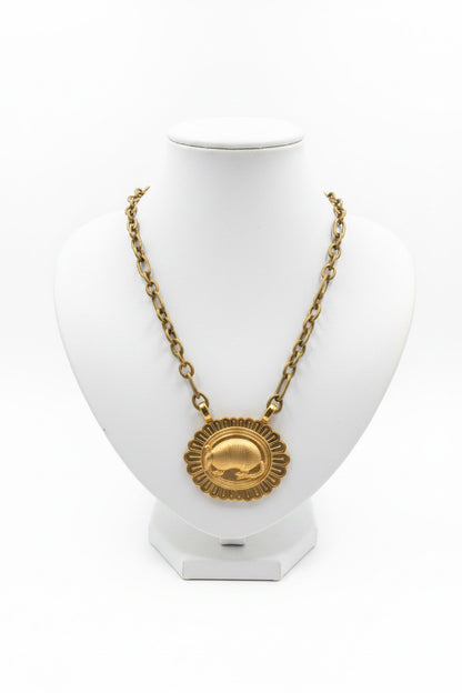 Vintage Badge medallion necklace assorted
