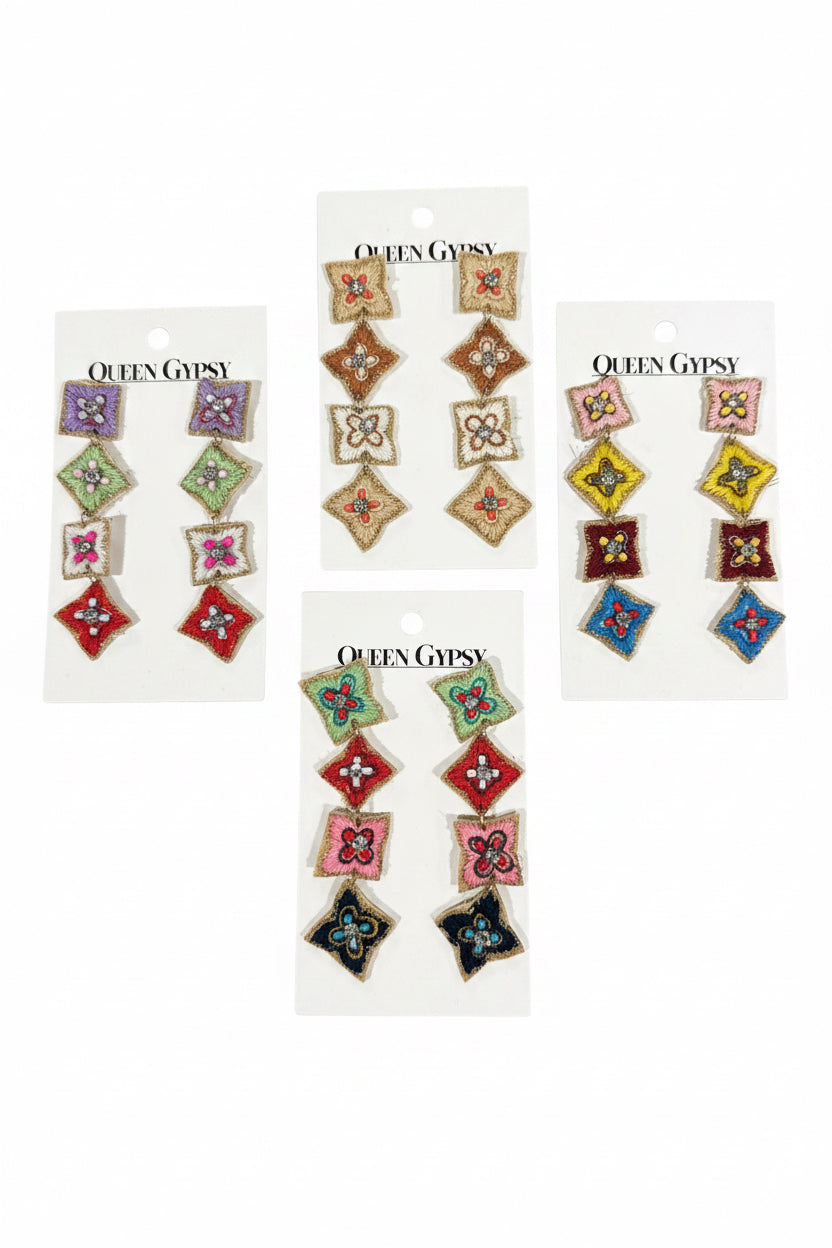 Boho Mosaic Earrings