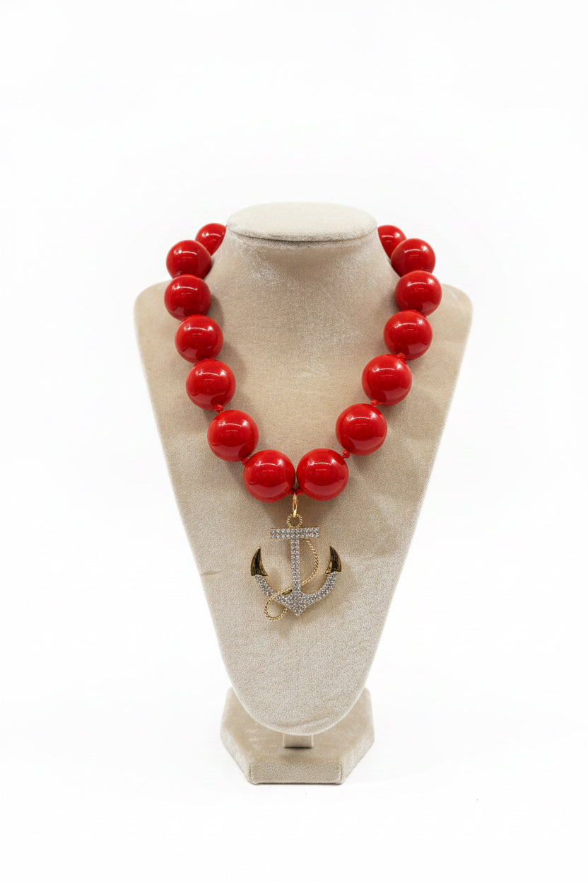 Anchor Down Necklace