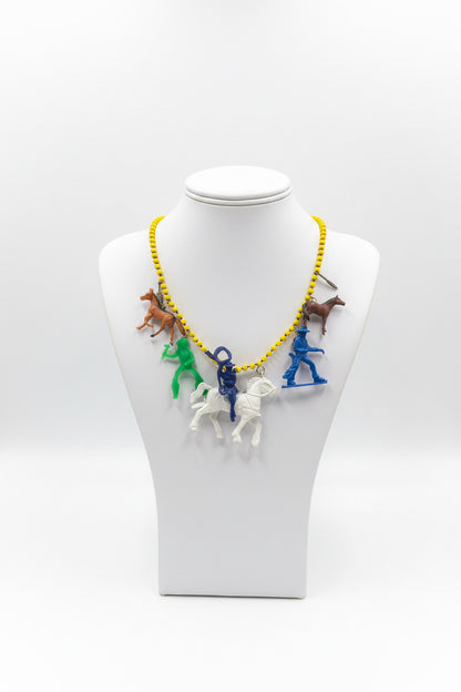 Vintage Cowboys & Indians long necklace