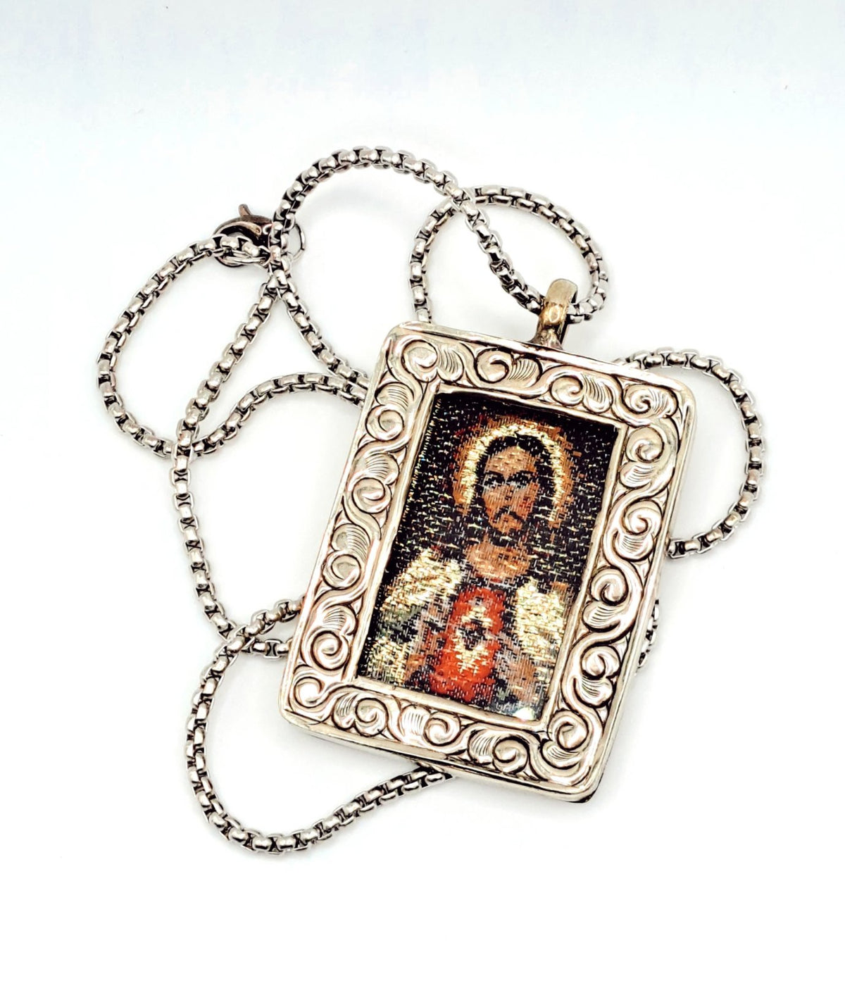 Tibetan Silver religious necklaces