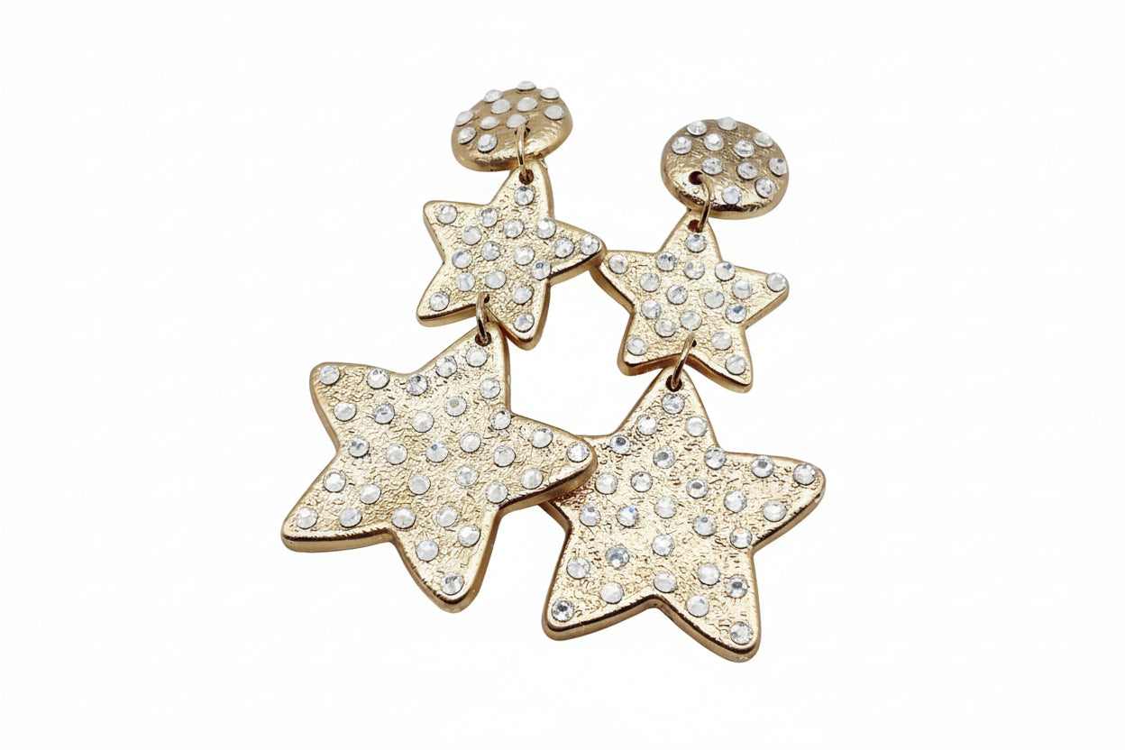 Celestial clip-in earrings