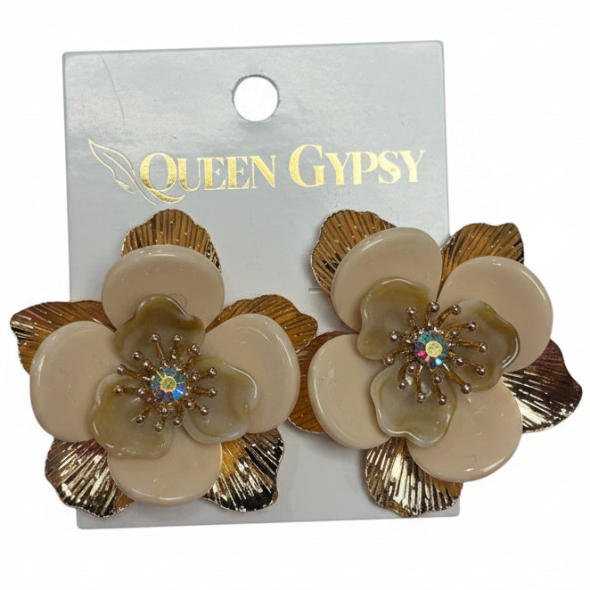 Golden Garden Earrings