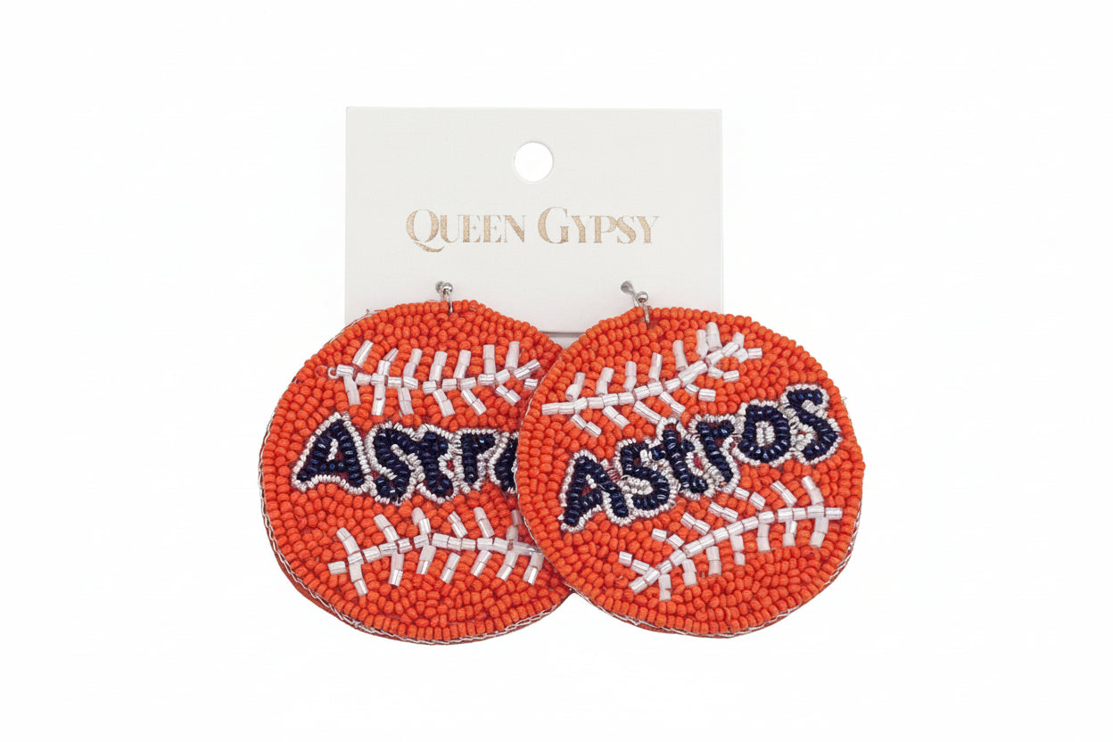 Astros Beaded assorted earrings