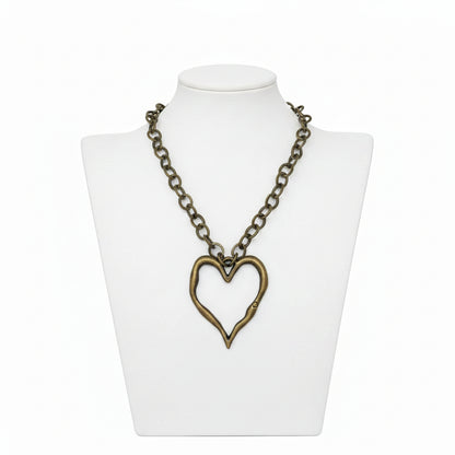 LRG Wavy heart necklace