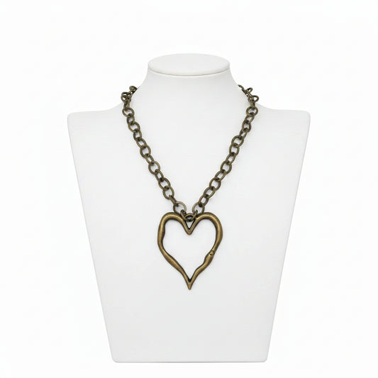 LRG Wavy heart necklace