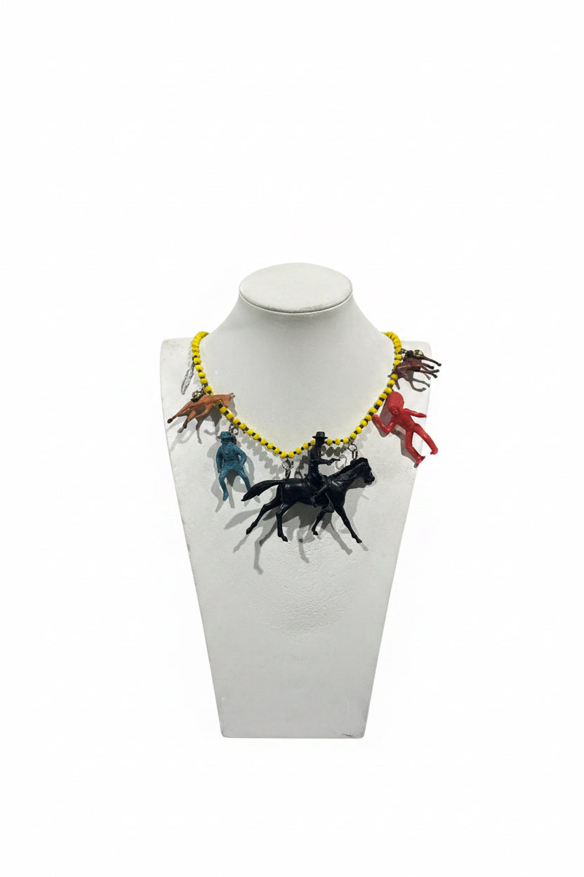 Vintage Cowboys & Indians long necklace
