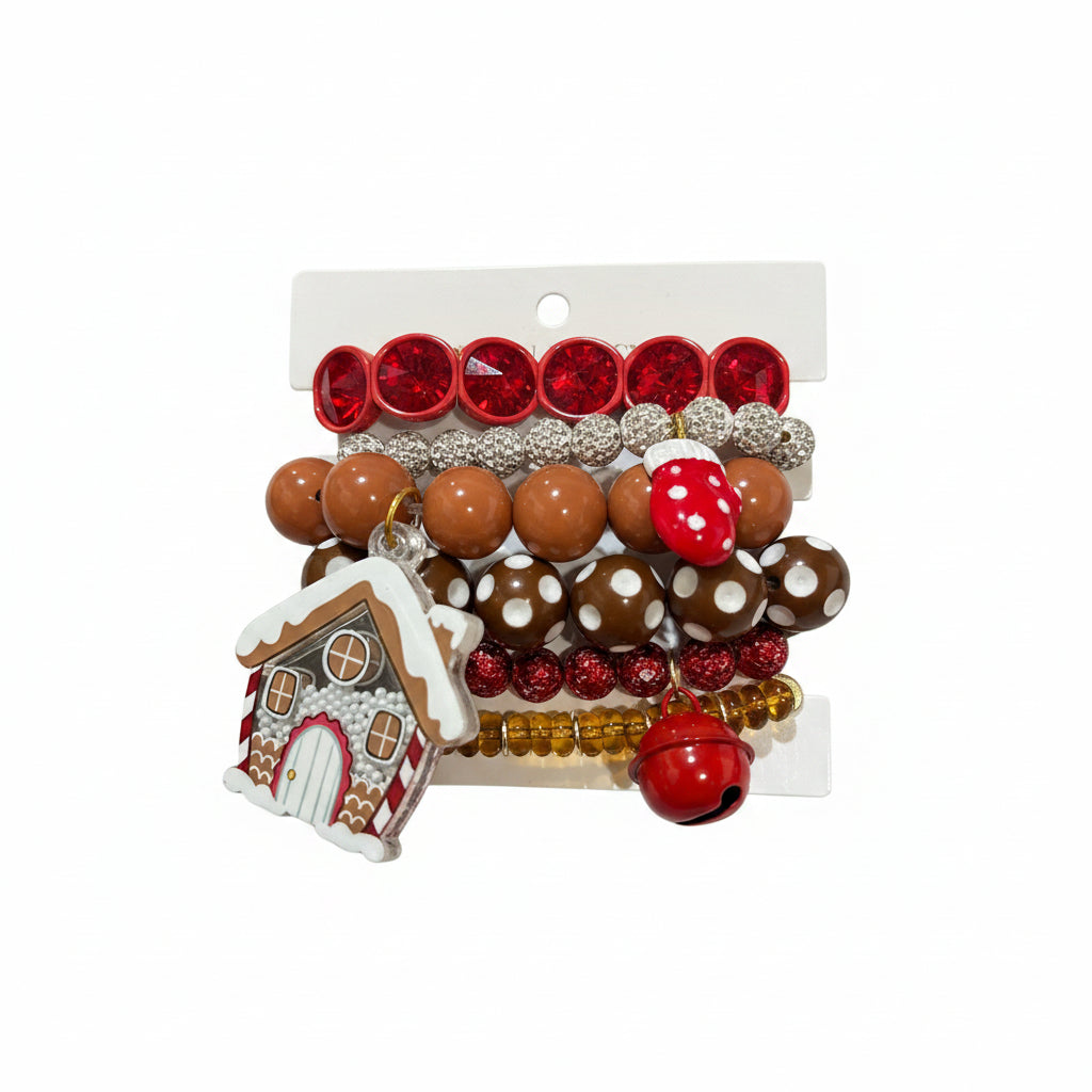 Chocolate Gingerbread House Stack
