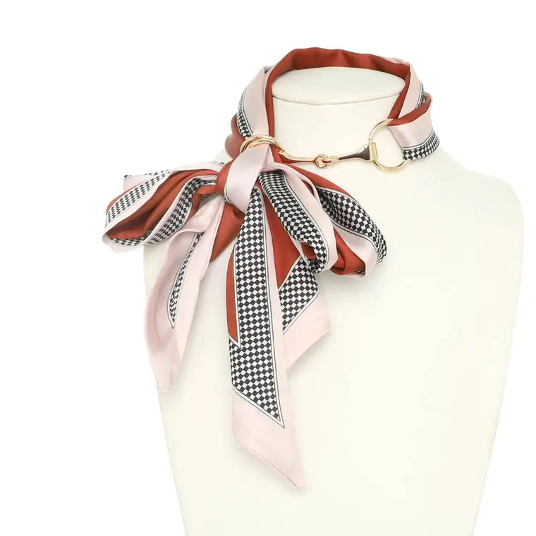 Derby Darling Scarf necklace