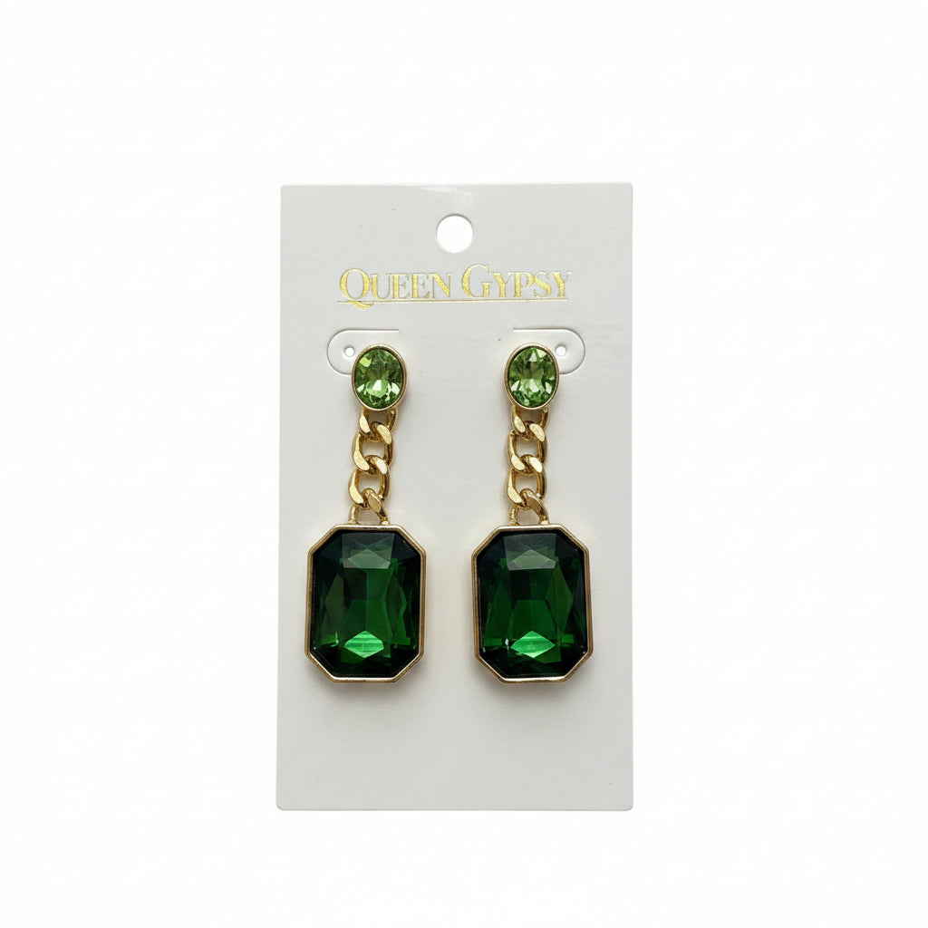Emerald Chain earring assorted