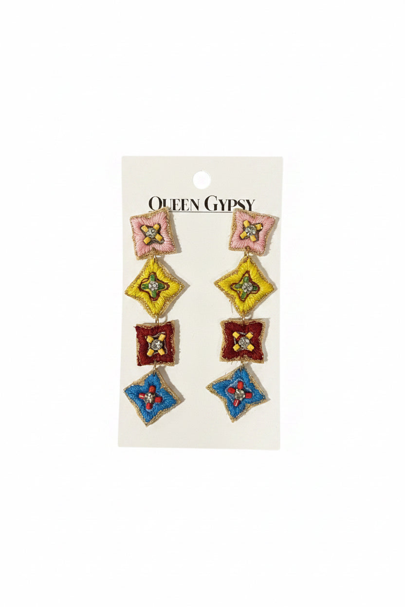 Boho Mosaic Earrings