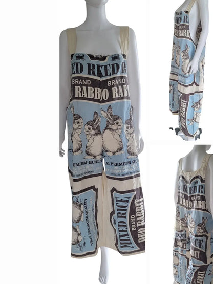 Flour Sack Bib Overalls