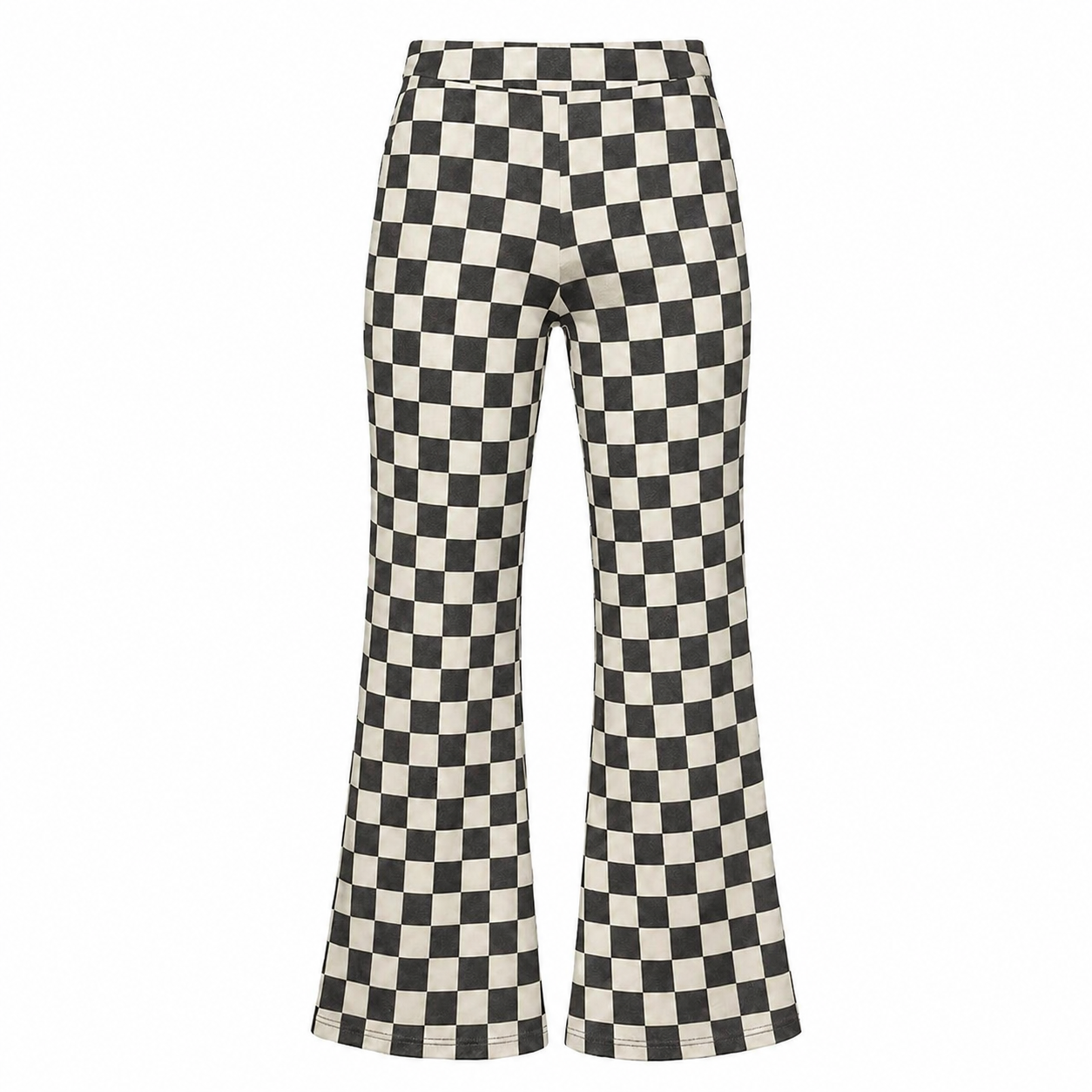 Checkered Wide Leg pants  Black/White