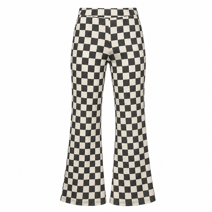Checkered Wide Leg pants  Black/White
